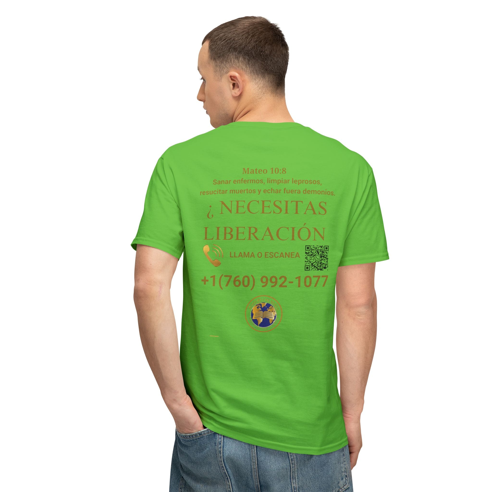 Jesus Cristo Sana Y Libera T-Shirt Para Evagenlizar — ¿Necesitas Libertad?/Necesitas Liberación (Spanish Faith Outreach)