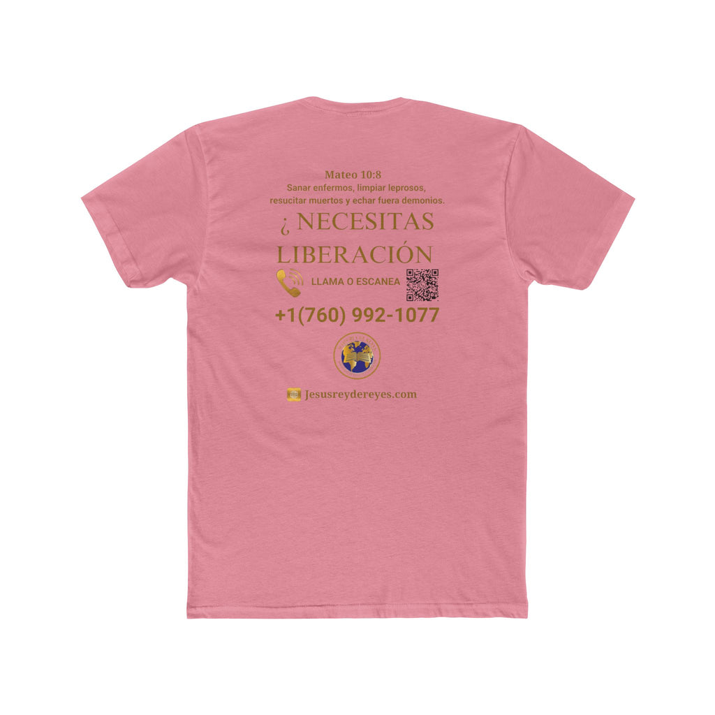 Religious Outreach Tee — "¿Necesitas Sanidad? / Liberación?" Contact Info Shirt