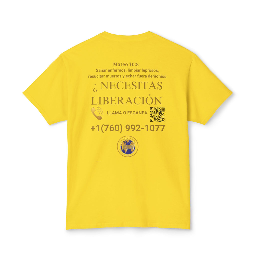 Jesus Cristo Sana Y Libera T-Shirt Para Evagenlizar — ¿Necesitas Libertad?/Necesitas Liberación (Spanish Faith Outreach)