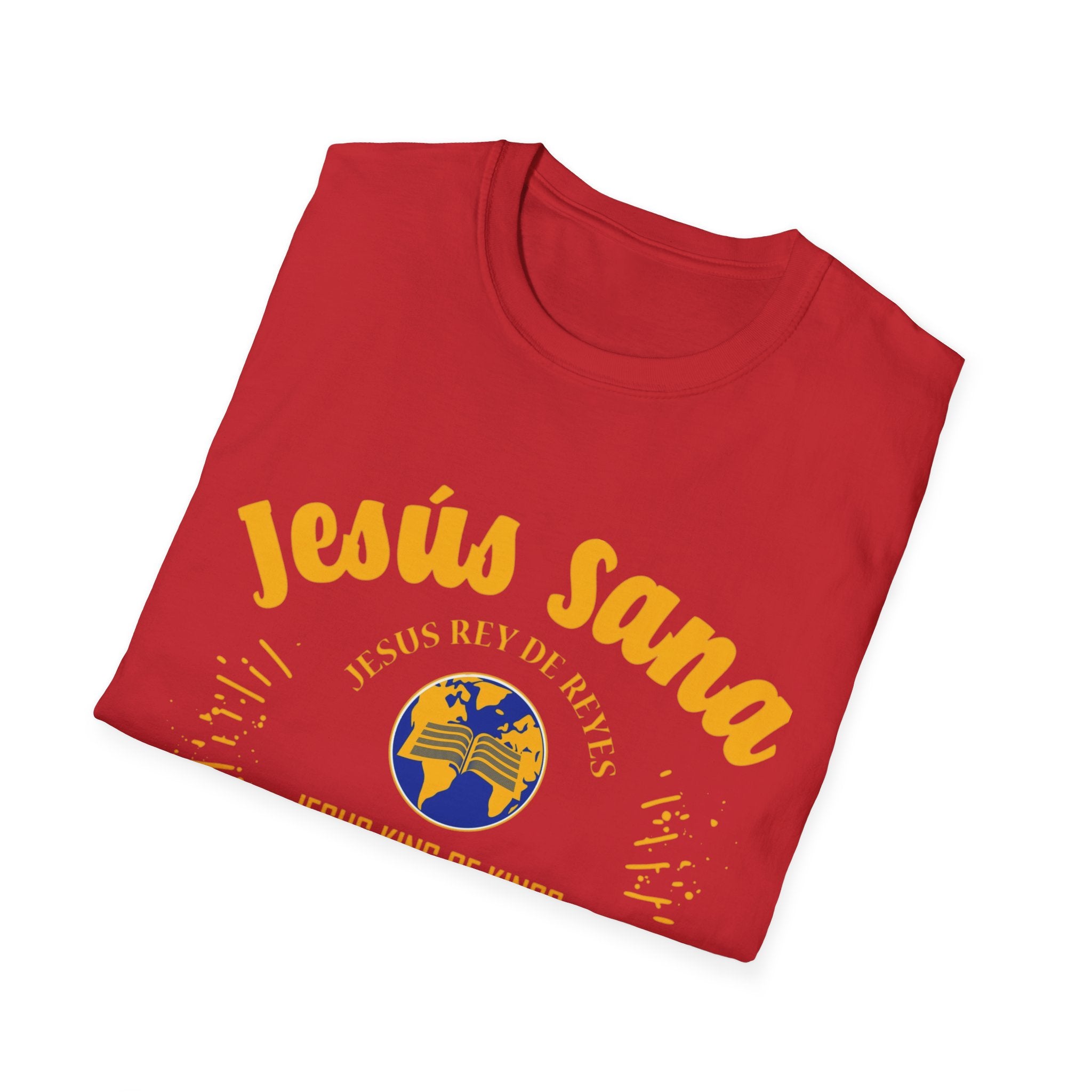 Jesús Sana Todo Mal T-Shirt — Spanish Christian Faith Tee (Jesus King of Kings)