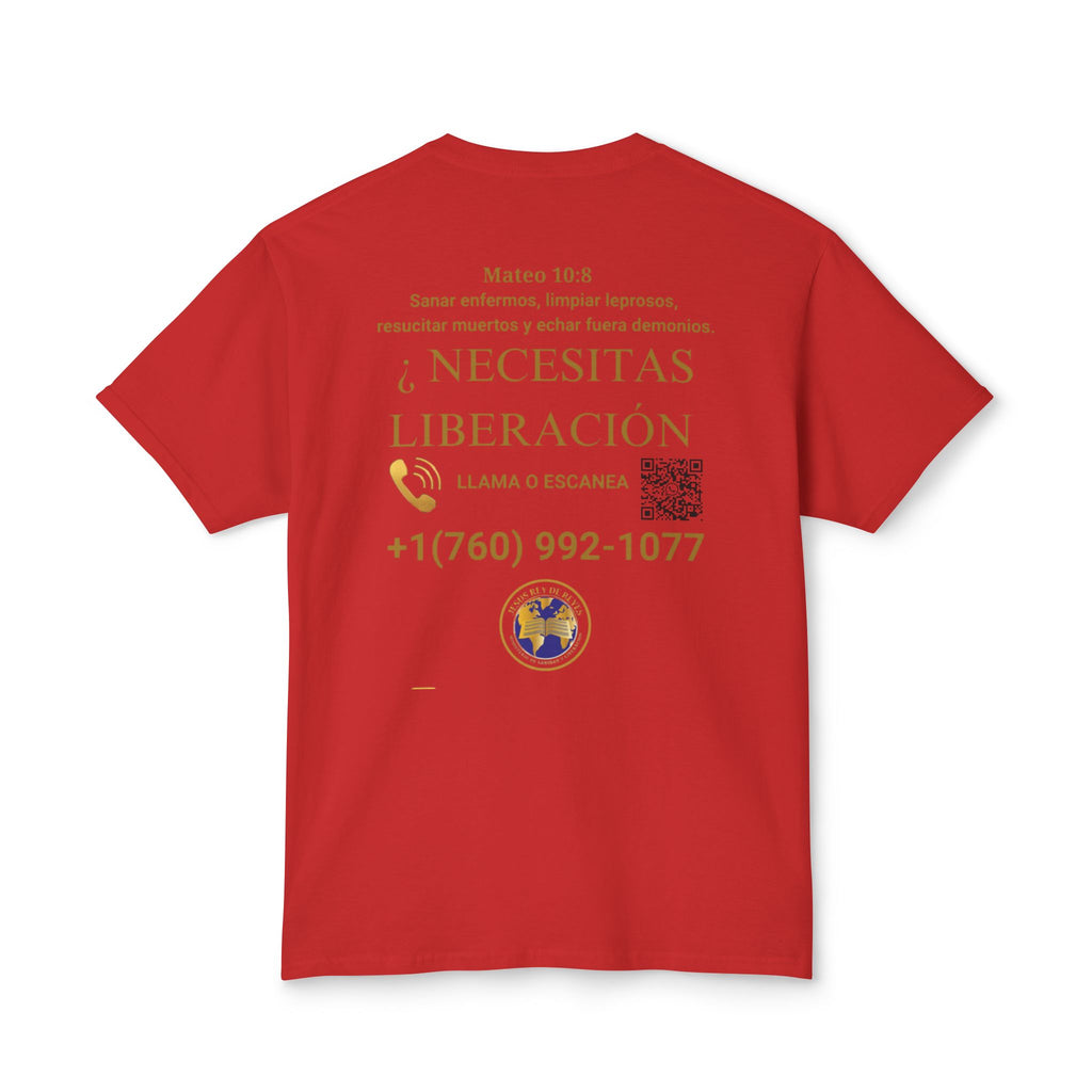 Jesus Cristo Sana Y Libera T-Shirt Para Evagenlizar — ¿Necesitas Libertad?/Necesitas Liberación (Spanish Faith Outreach)