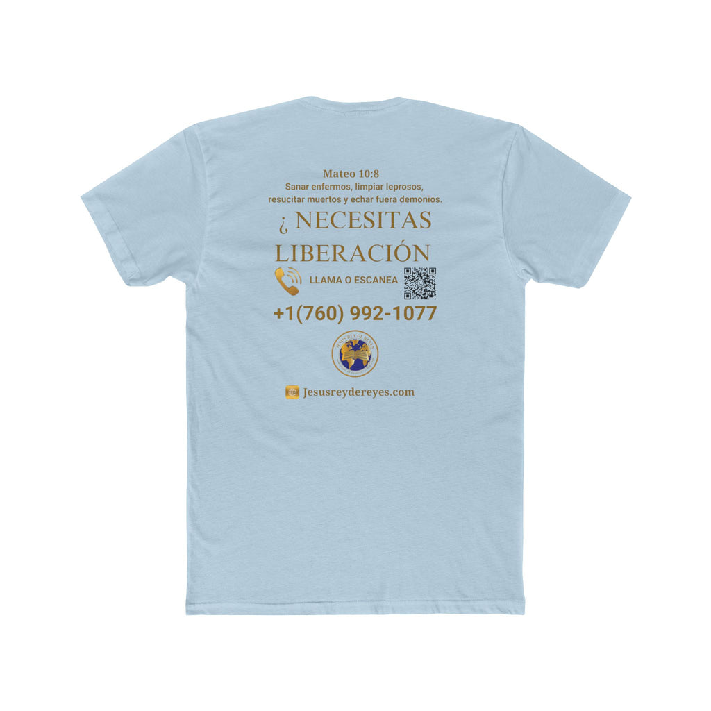 Religious Outreach Tee — "¿Necesitas Sanidad? / Liberación?" Contact Info Shirt