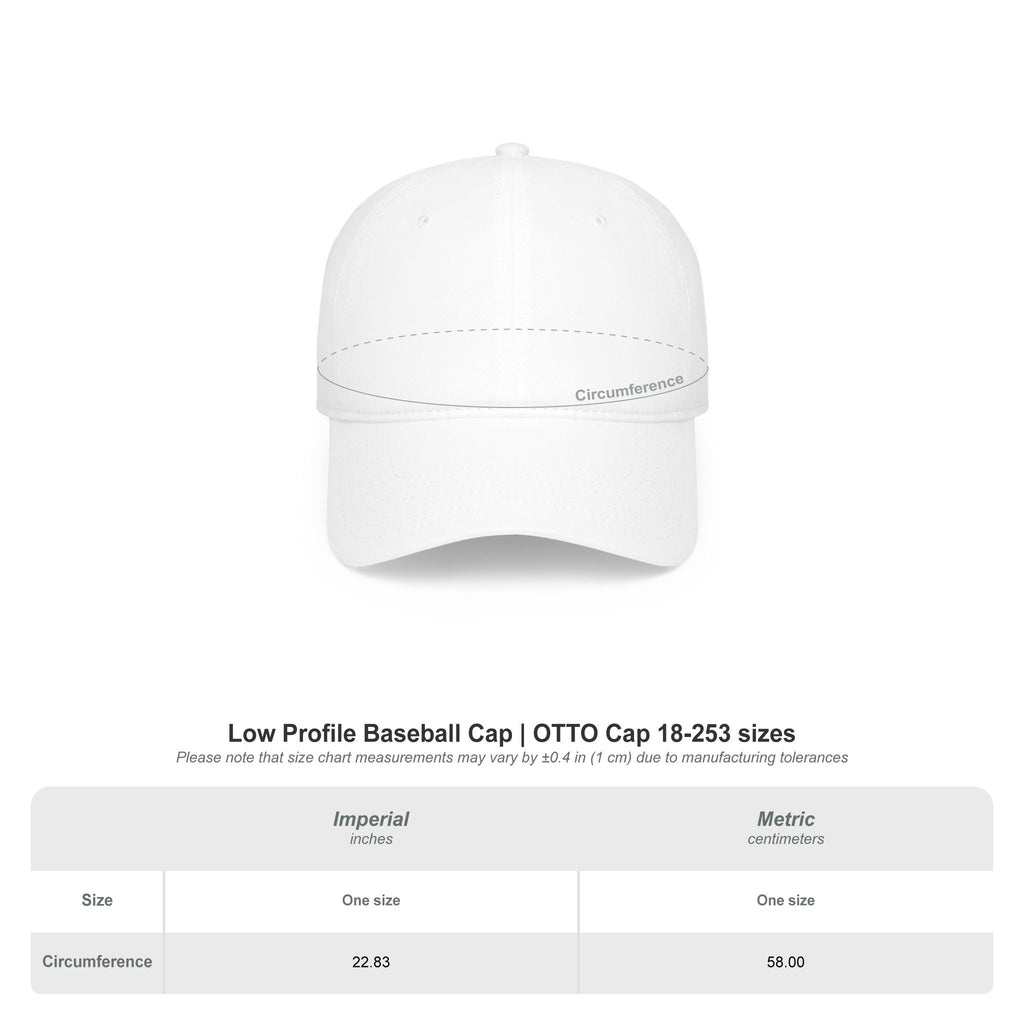 Religious Baseball Cap — “Jesús Rey de Reyes” Red Low Profile Hat