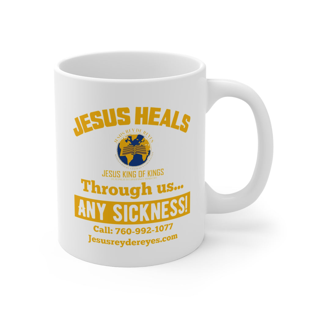 Jesus Rey de Reyes Mug – Spanish Christian Coffee Cup (11oz)