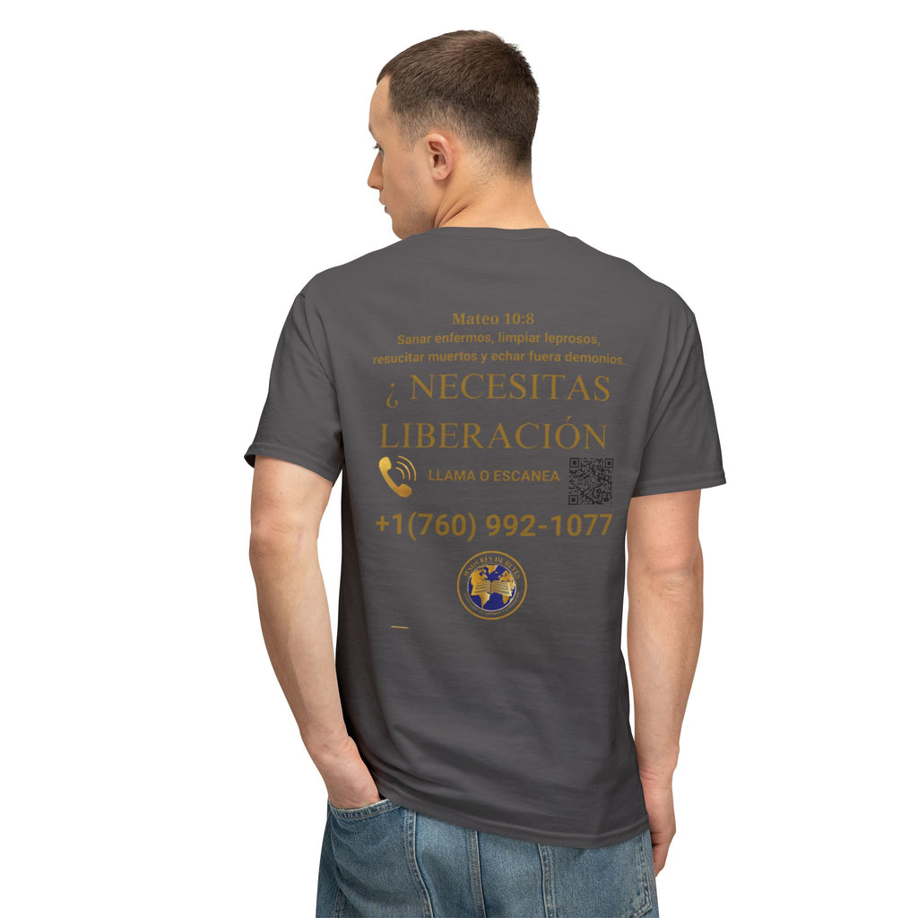 Jesus Cristo Sana Y Libera T-Shirt Para Evagenlizar — ¿Necesitas Libertad?/Necesitas Liberación (Spanish Faith Outreach)