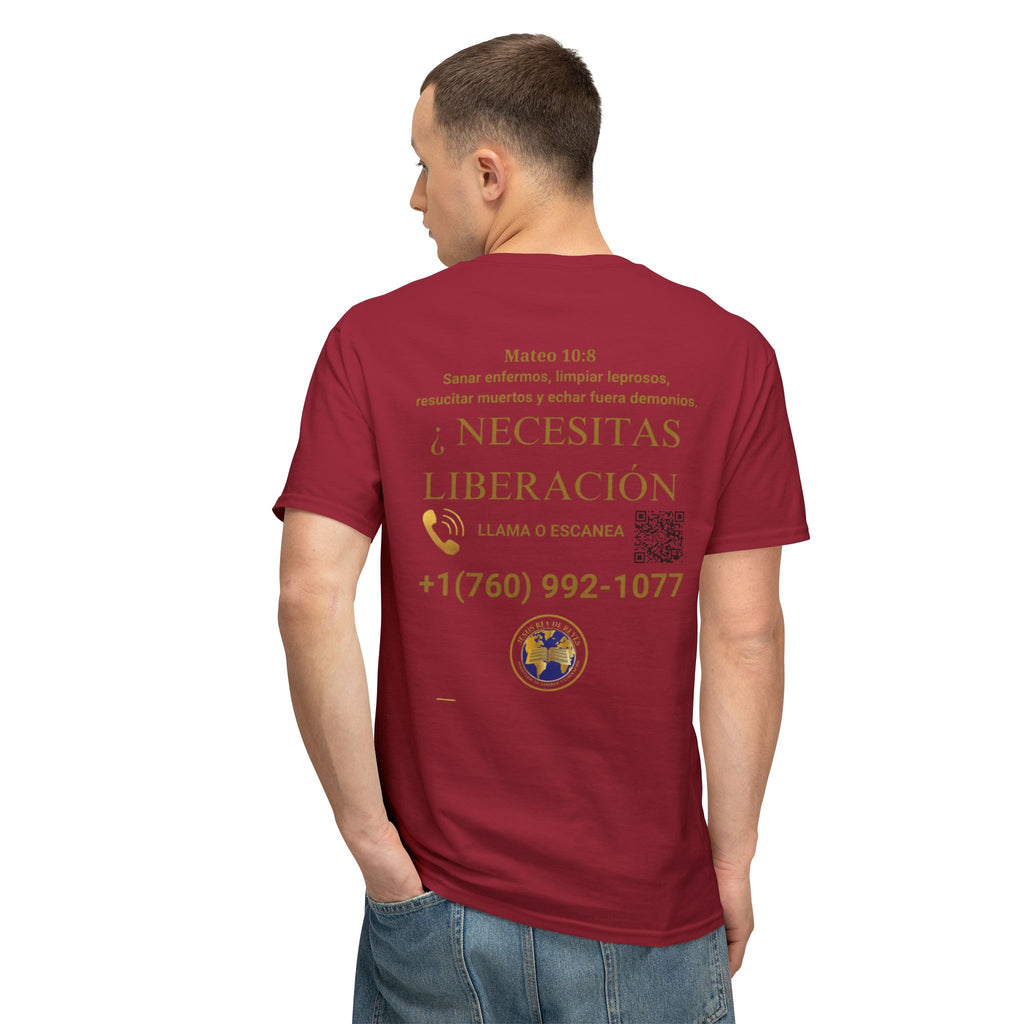 Jesus Cristo Sana Y Libera T-Shirt Para Evagenlizar — ¿Necesitas Libertad?/Necesitas Liberación (Spanish Faith Outreach)