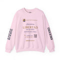 Christian Jesus Is Lord Crewneck Sweatshirt — "¿Necesitas Libertad / Liberación?" Spiritual Outreach Design