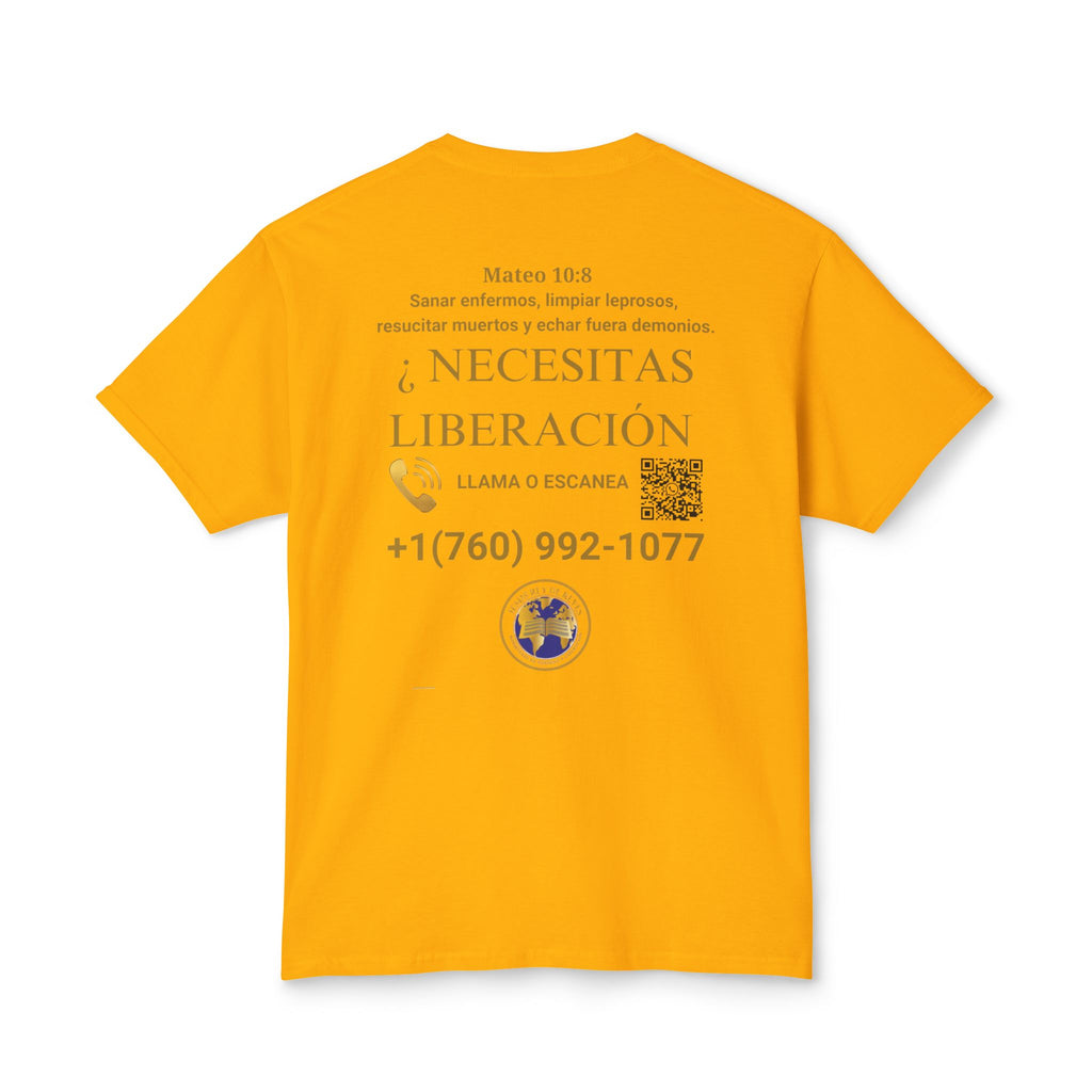 Jesus Cristo Sana Y Libera T-Shirt Para Evagenlizar — ¿Necesitas Libertad?/Necesitas Liberación (Spanish Faith Outreach)