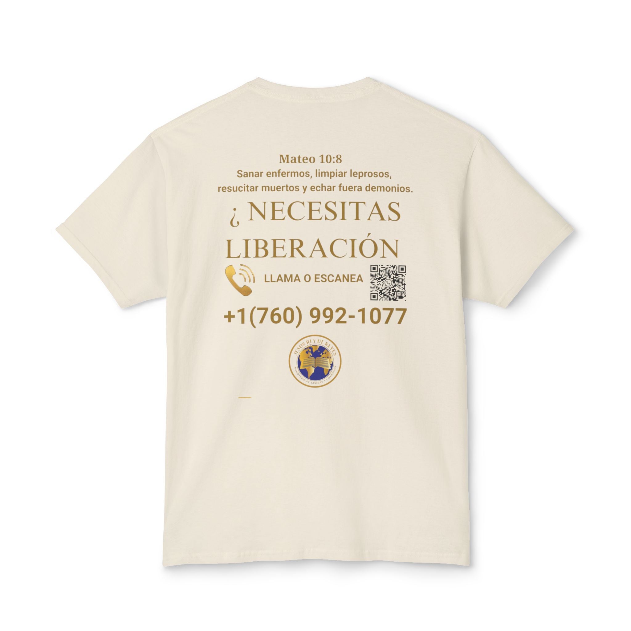 Jesus Cristo Sana Y Libera T-Shirt Para Evagenlizar — ¿Necesitas Libertad?/Necesitas Liberación (Spanish Faith Outreach)