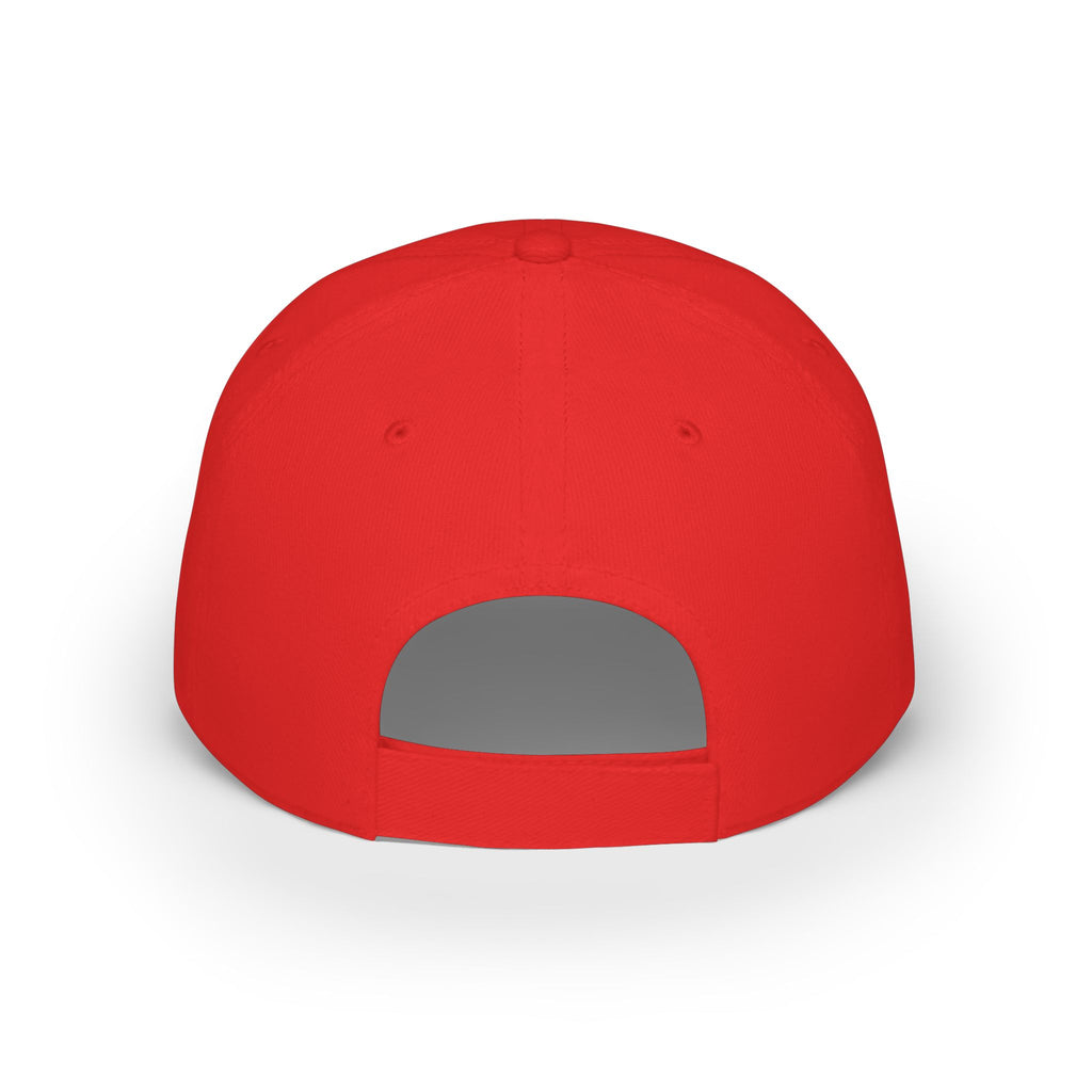 Religious Baseball Cap — “Jesús Rey de Reyes” Red Low Profile Hat