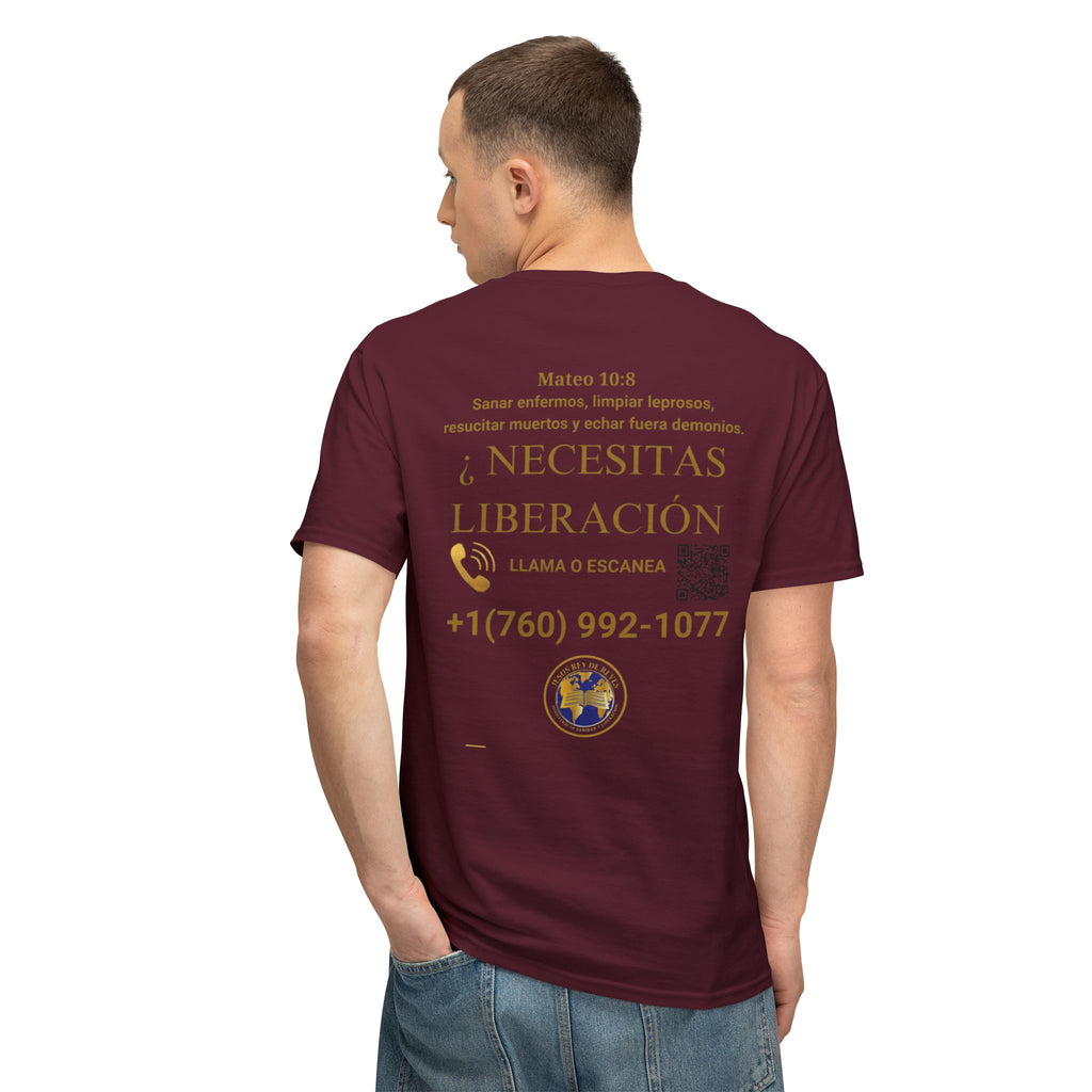Jesus Cristo Sana Y Libera T-Shirt Para Evagenlizar — ¿Necesitas Libertad?/Necesitas Liberación (Spanish Faith Outreach)