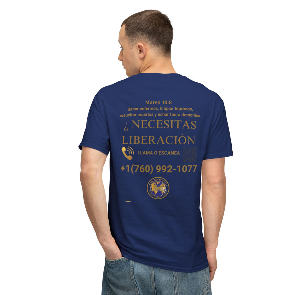 Jesus Cristo Sana Y Libera T-Shirt Para Evagenlizar — ¿Necesitas Libertad?/Necesitas Liberación (Spanish Faith Outreach)
